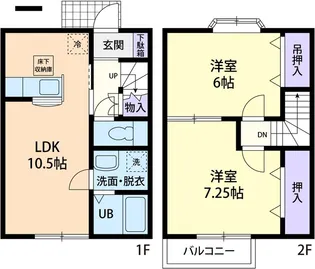 Foret Charmant A(フォレ シャルマン)の間取り