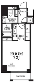 ヴァルトパーク南大井【4階】の間取り