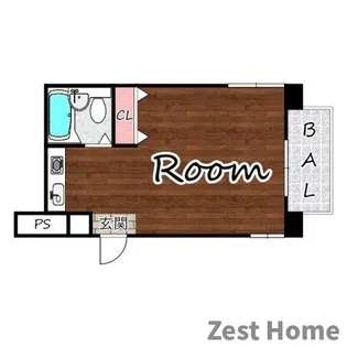 メゾンモナムール【2階】の間取り