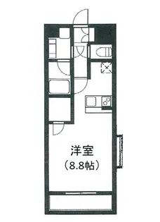 第8ライブリービル【6階】の間取り