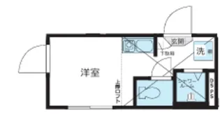 Nano北新宿2【1階】の間取り