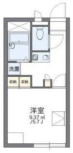 レオパレスドゥエル上用賀A【2階】の間取り