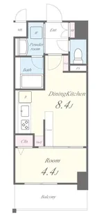 アヴェニール久米川【2階】の間取り