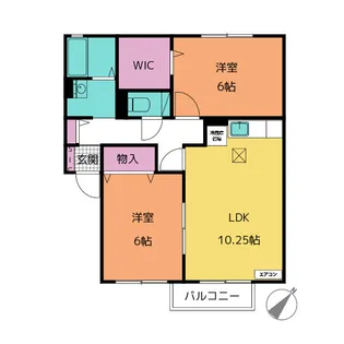 カーサグランデ【1階】の間取り
