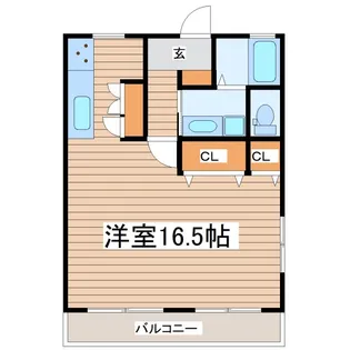 湘南ハイツB棟【2階】の間取り