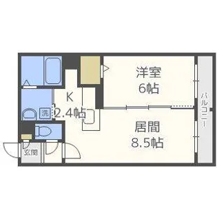 バニラ【3階】の間取り