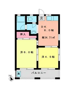 桜丘エイト【2階】の間取り
