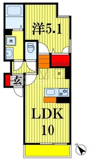 Up stone 大神宮【2階】の間取り