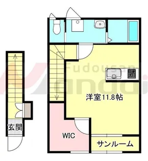ソラティオII【2階】の間取り