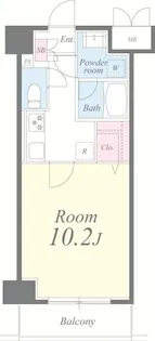 クレシェンテ月島【7階】の間取り