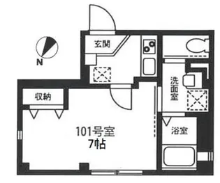KEN HEIM【1階】の間取り