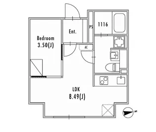 GRAN PASEO大森III【4階】の間取り