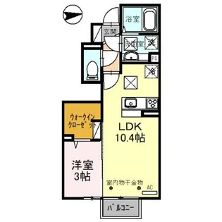 Alivio (アリビオ)【1階】の間取り