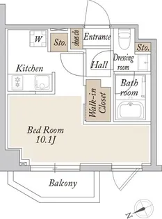 ORSUS新江古田【1階】の間取り