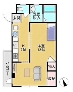 松本ビル【3階】の間取り