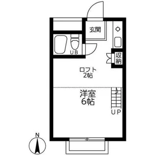 ミッシェル成城【1階】の間取り
