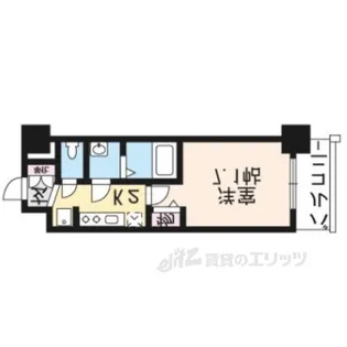 プレデコート西京極【6階】の間取り