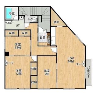 第2高橋ビル【3階】の間取り