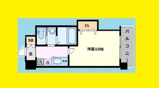 Luxe新大阪EASTII【9階】の間取り