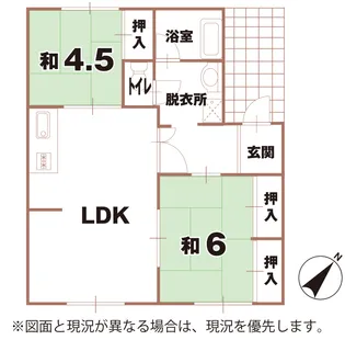 ハイツフローラ【2階】の間取り