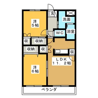 エクセレンス【2階】の間取り