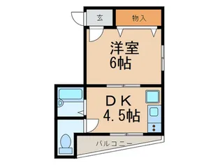 リッチヒル王子公園【4階】の間取り