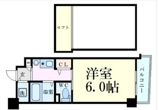 エステムコート新大阪IIIステーションプラザ【4階】の間取り