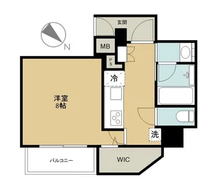 Axia Court早稲田【3階】の間取り