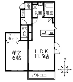 アネックス【1階】の間取り