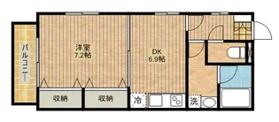 クレール橘A棟【2階】の間取り