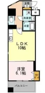 カスタリア志賀本通【2階】の間取り