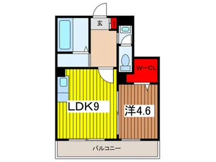 マイシティ上小町III【2階】の間取り