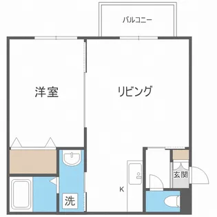 プレミエール平岸26【2階】の間取り