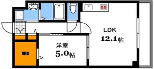 南観音FLATS【5階】の間取り