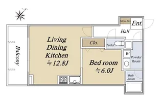 シュリンプタワー【8階】の間取り