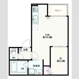 Jack hanasakikitaI【1階】の間取り