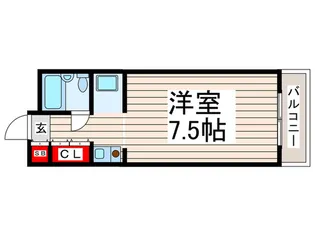 ユリ-カ【5階】の間取り