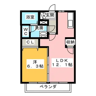 K’sハウス【2階】の間取り
