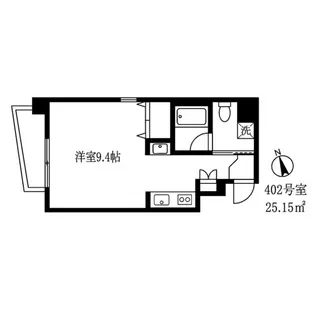LEAP塔ノ山【4階】の間取り