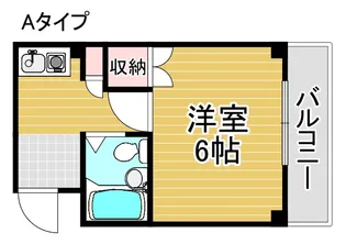 シーズ住吉【1階】の間取り