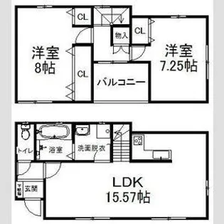 セントフィオーレ湖西の間取り