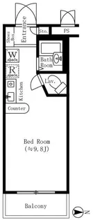 スピティ落合【1階】の間取り