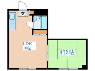 三共ハイツ【6階】の間取り
