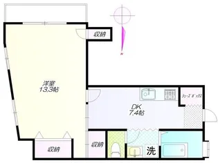 コーポ松原【3階】の間取り