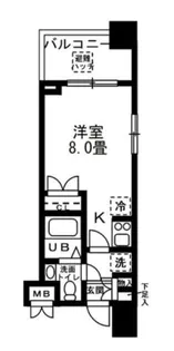 レジディア錦糸町【2階】の間取り