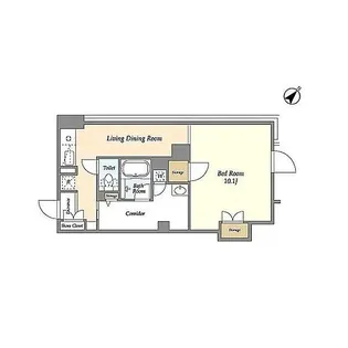 FULL HOUSE MONZENNAKACHO【6階】の間取り