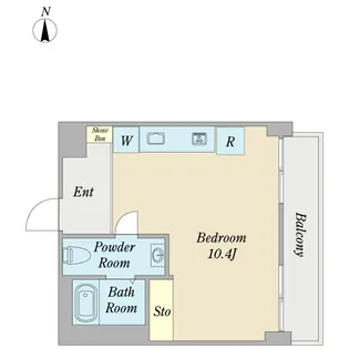 フェライトマンション【3階】の間取り