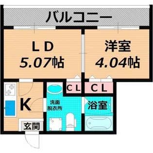 ETC緑橋【5階】の間取り