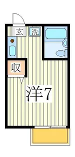 コーポサンフラワー【2階】の間取り