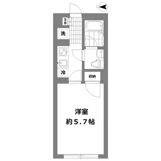 EDIT三軒茶屋【3階】の間取り